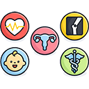 Cardiología, ginecología, traumatología, pediatría y muchas más especialidades.